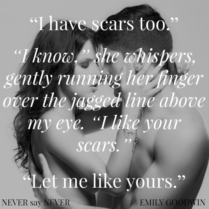 NEVER scars