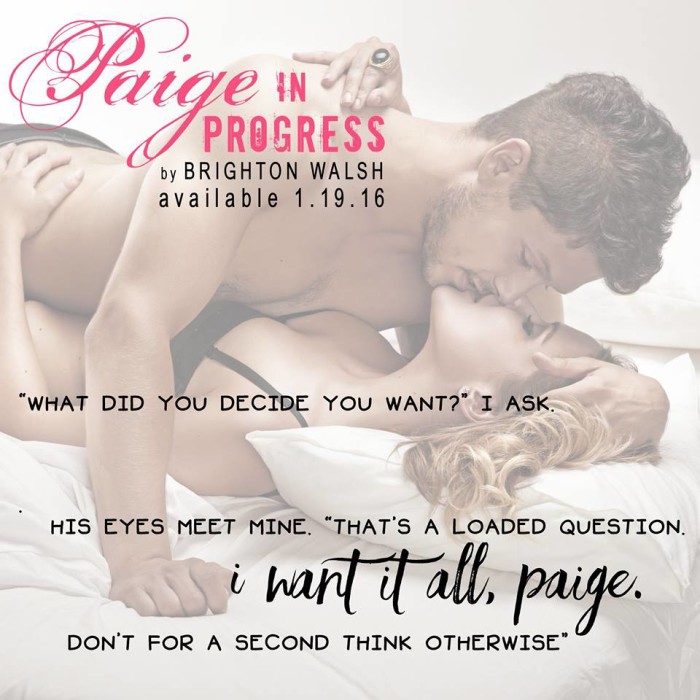 paige in progress teaser